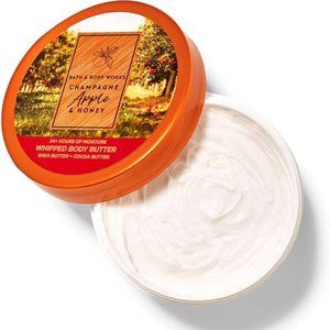 BATH & BODY WORKS CHAMPAGNE APPLE & HONEY WHIPPED BODY BUTTER MOISTURIZER LOTION